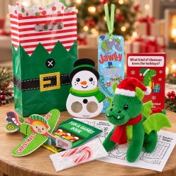 Boy Christmas Gift Pack with Plush Dragon